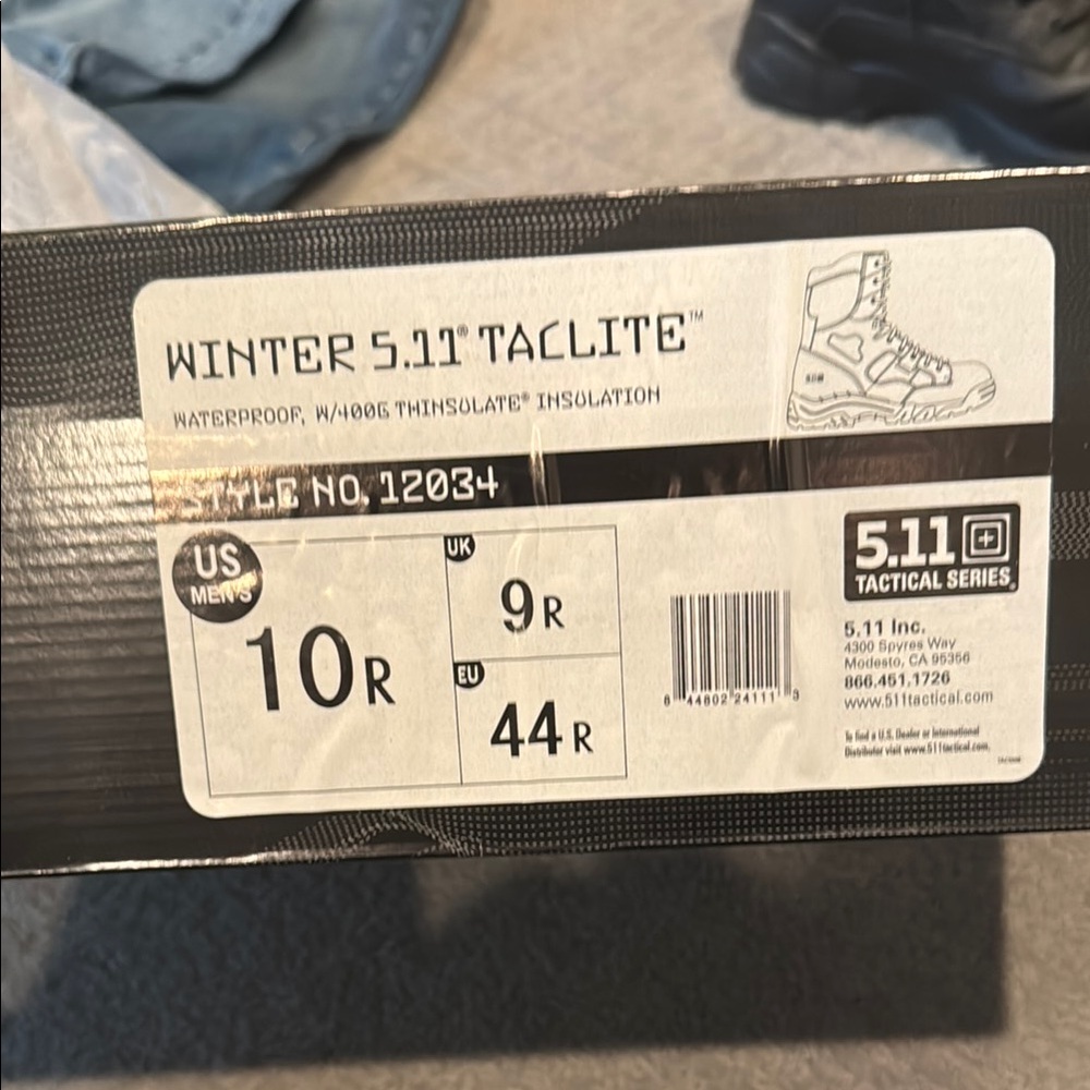 5.11 Tactical Men's Black Boots - Picture 2 of 2